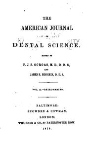Cover of: American Journal of Dental Science