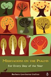 Cover of: Meditations on the Psalms: for every day of the year