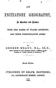 An initiatory geography, in question and answer by George Meaby