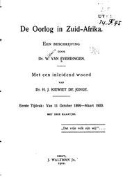 De oorlog in Zuid-Afrika: een beschrijving by Willem van Everdingen