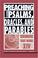 Cover of: Preaching from Psalms, oracles, and parables