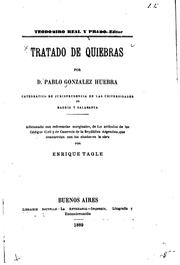 Cover of: Tratado de quiebras
