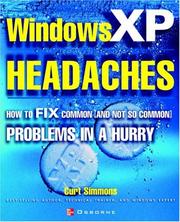 Cover of: Windows XP headaches by Curt Simmons