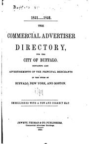 Cover of: The Buffalo Directory by 