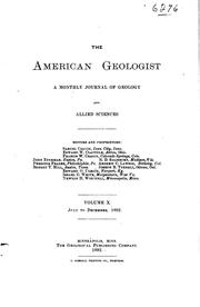 The American Geologist by Newton Horace Winchell
