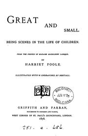 Cover of: Great and small. From the Fr. by H. Poole | 