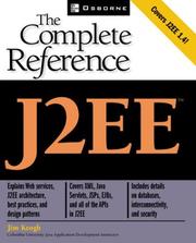 Cover of: J2EE: The complete Reference