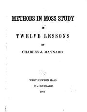 Cover of: Methods in Moss Study in Twelve Lessons