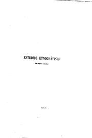 Cover of: Estudios etnograficos