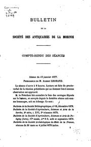 Cover of: Bulletin historique trimestriel