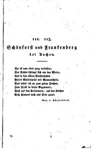 Cover of: Die Ritterburgen und Bergschlösser Deutschlands