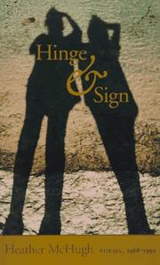 Cover of: Hinge & sign: poems, 1968-1993