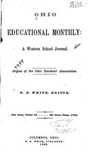 Cover of: The Ohio Educational Monthly: A Journal of School and Home Education | 