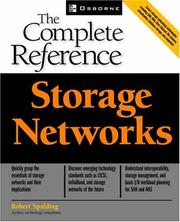 Cover of: Storage networks by Robert Spalding