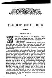 Cover of Visited on the children, by Theo Gift