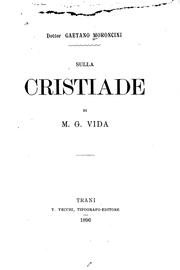 Sulla Cristiade di M. G. Vida by Gaetano Moroncini