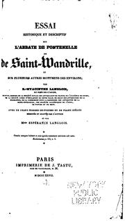 Cover of: Essai historique et descriptif sur l'Abbaye de Fontenelle ou de Saint ... by 