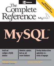 Cover of: MySQL: the complete reference