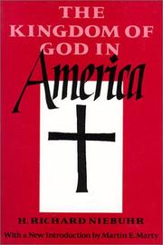 The kingdom of God in America by H. Richard Niebuhr