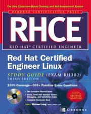 Cover of: RHCE Red Hat certified engineer | Michael Jang