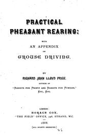 Cover of: Practical Pheasant Rearing: With an Appendix on Grouse Driving