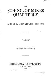 Cover of: The School of Mines Quarterly