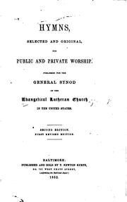 Cover of: Hynms, Selected and Original, for Public and Private Worship by 