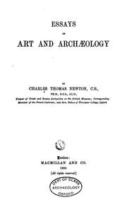 Cover of: Essays on Art and Archaeology