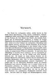 Cover of: Grundzüge der Organisation des deutschen Buchhandels by 