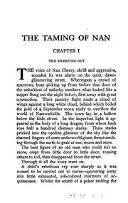 Cover of: The Taming of Nan