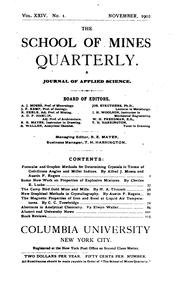 Cover of: The School of Mines Quarterly