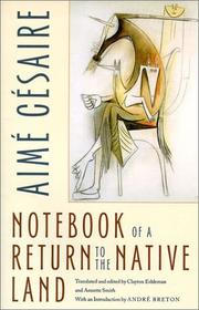 Cover of: Notebook of a return to the native land by Aimé Césaire