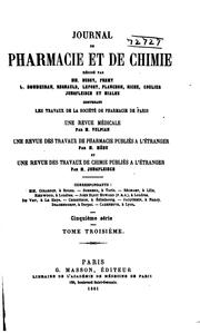 Cover of: Journal de pharmacie et de chimie