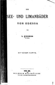 Die See- und Limanbaeder von Odessa by L. Pinsker