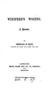 Winifred's wooing cover