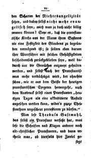 Soll die Scheidewand unter Katholiken und Protestanten noch länger ... by Augustus Bartholomaeus Hille