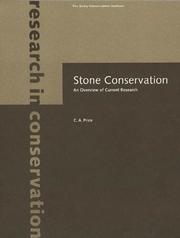 Cover of: Stone conservation: an overview of current research