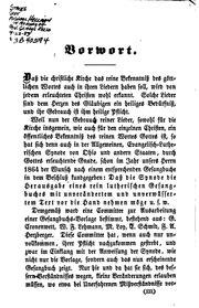 Cover of: Gesangbuch für Gemeinden des Evangelisch lutherischen Bekenntnisses--- by 