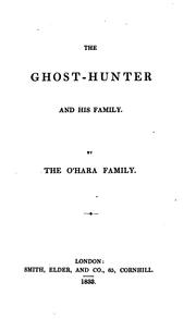 Cover of: The ghost-hunter and his family, by the O'Hara family [really M. Banim alone]. by 