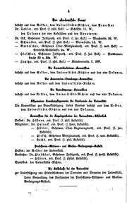 Cover of: Amtliches Verzeichnis des Personals und der Studirenden der Königlichen ... by 