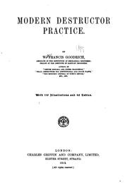 Cover of: Modern Destructor Practice