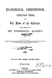 Cover of: Evangelical Christendom: Christian Work and the News of the Churches