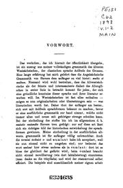 Cover of: Kurzgefasste Altwestsächsische Grammatik