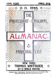 Cover of: Protestant Episcopal Almanac and Parochial List | 