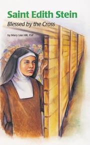 Cover of: Saint Edith Stein (Saint Teresa Benedicta of the Cross, OCD) by Mary Lea Hill