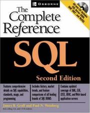 Cover of: SQL, the complete reference by James R. Groff, James R. Groff