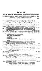 Streffleurs militärische Zeitschrift by Valentin Ritter von Streffleur