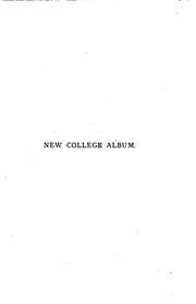 Cover of: New College: Glasgow University Album