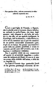 Cover of: Sulla origine ingrandimento e decadenza del commercio di Venezia: E sui ... by Luigi Casarini