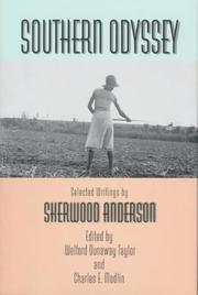 Cover of: Southern odyssey by Sherwood Anderson